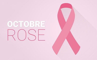 Ruban rose campagne Octobre rose 