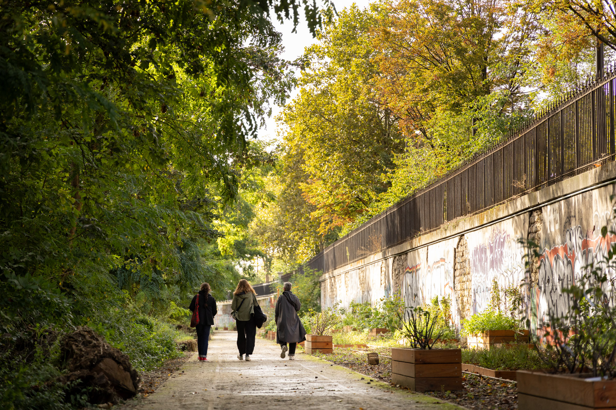 Inauguration de Parisculteurs du jardin des traverses