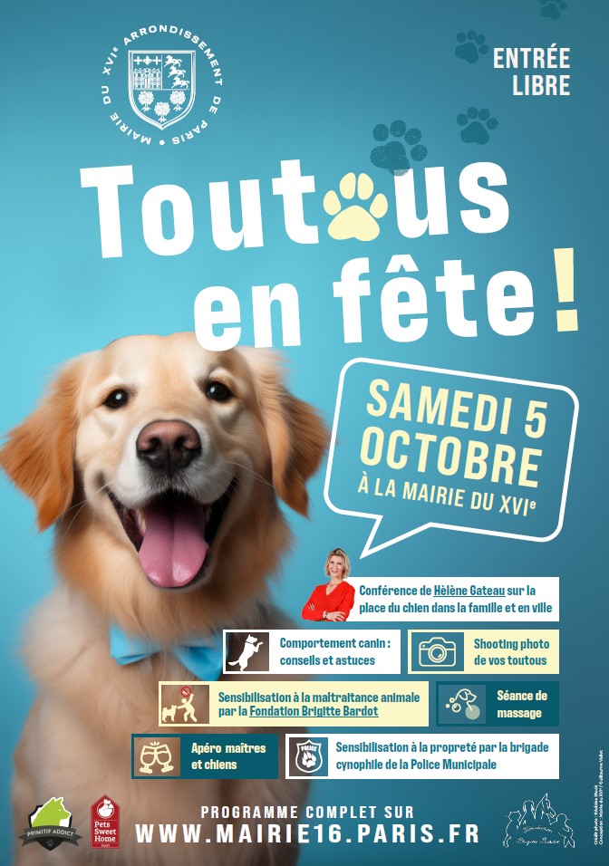 affiche de toutous en fête