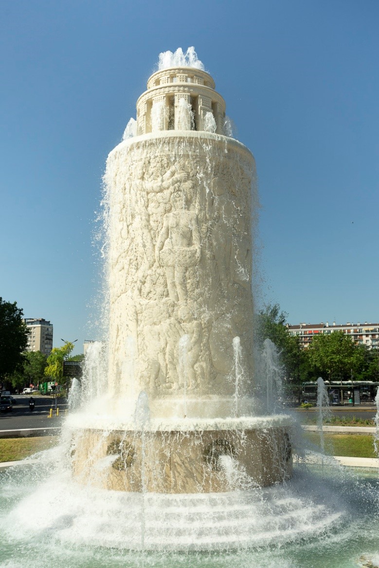 Fontaine Porte saint cloud 