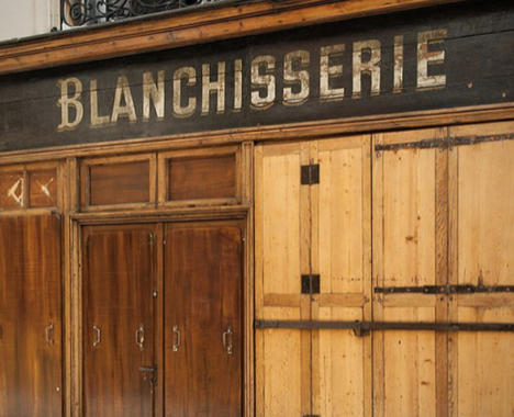 façade de la blanchisserie 