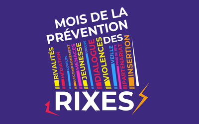 Nuage de mots autour de la prévention des rixes