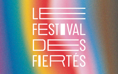 festival des fiertés avec le drapeau arc en ciel