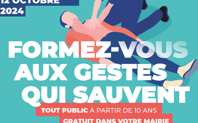 Flyer pour formation aux gestes qui sauvent