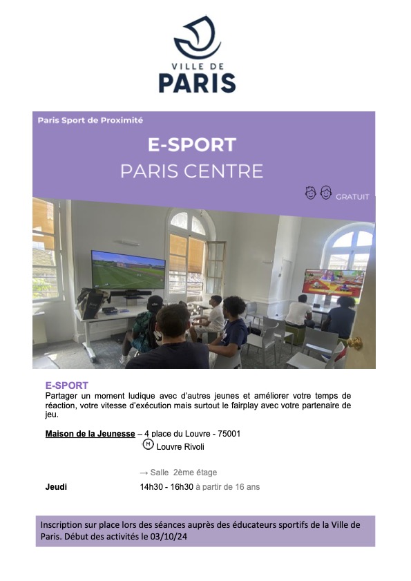 affiche de la mairie de paris centre 