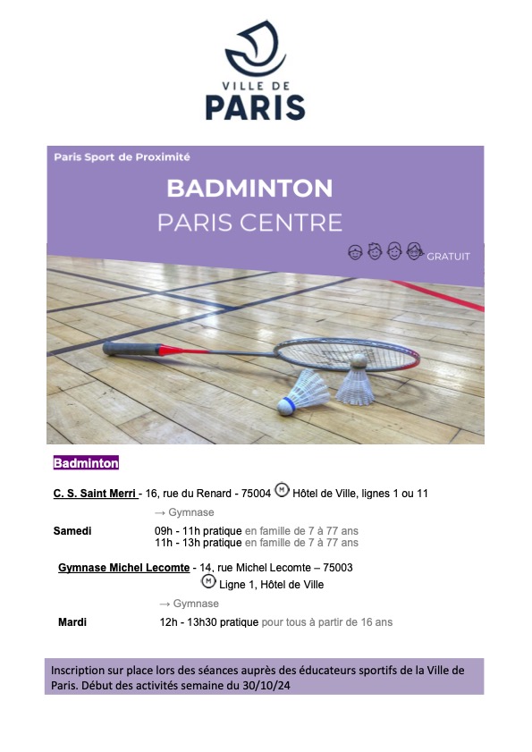 affiche de la mairie de paris centre 