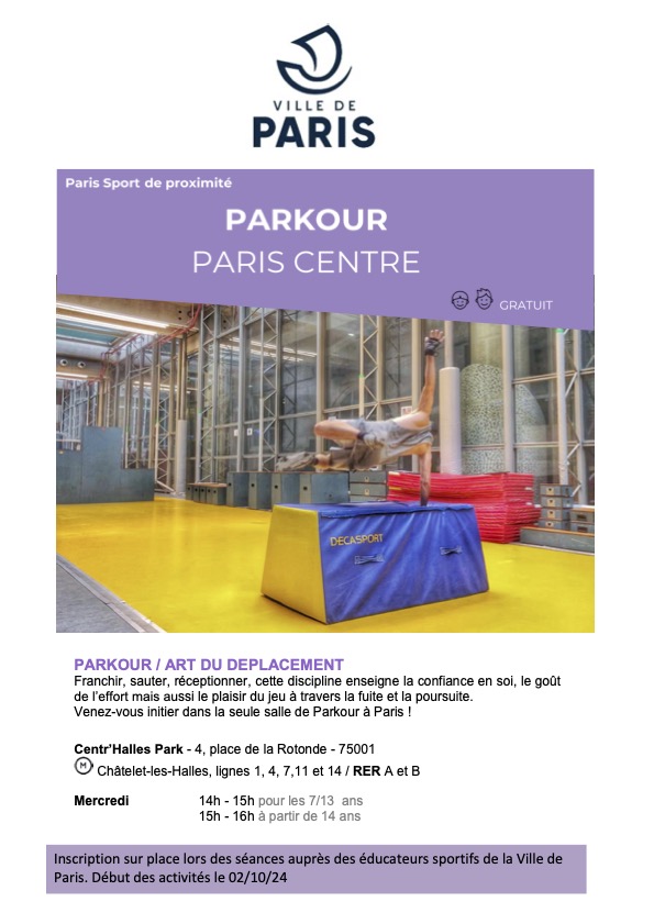 affiche de la mairie de paris centre 