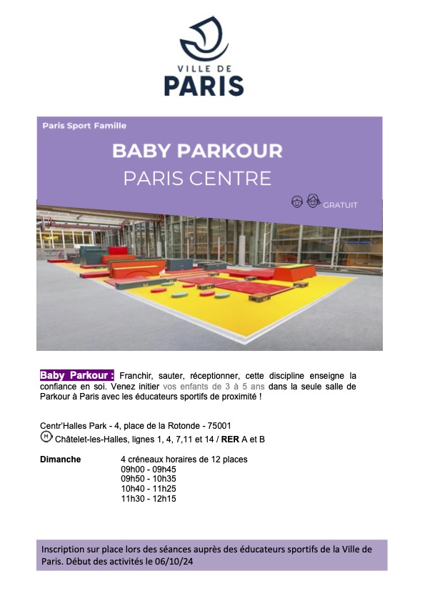 affiche de la mairie de paris centre 