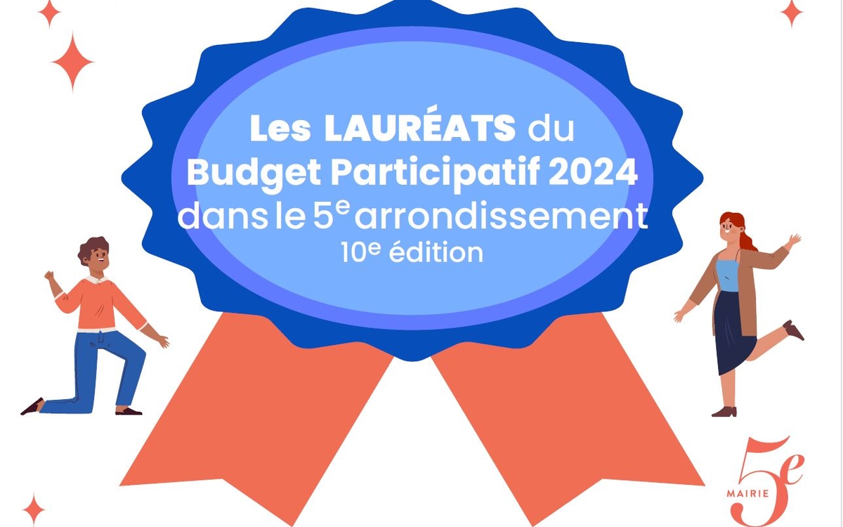 affiche des projets lauréats du budget participatif 2024