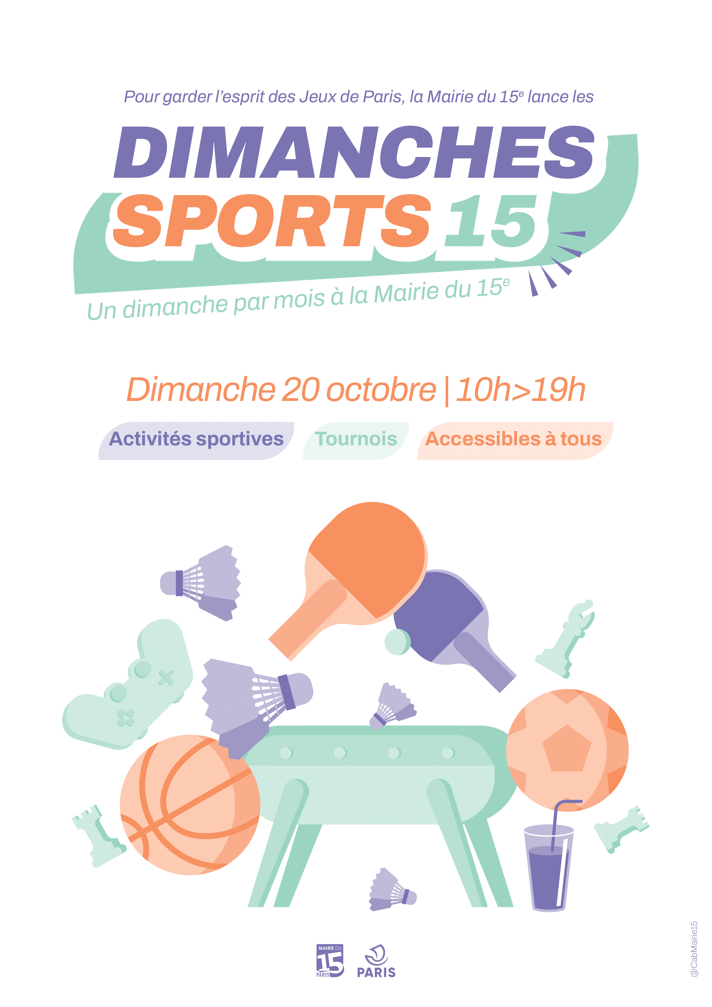 Affiche - Dimanches Sports 15