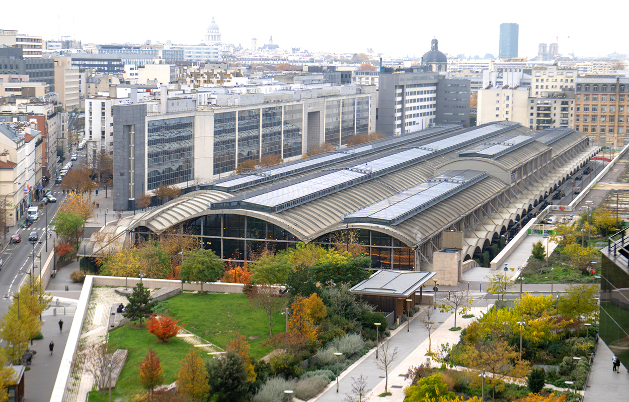 photo d'une halle dans le 13e