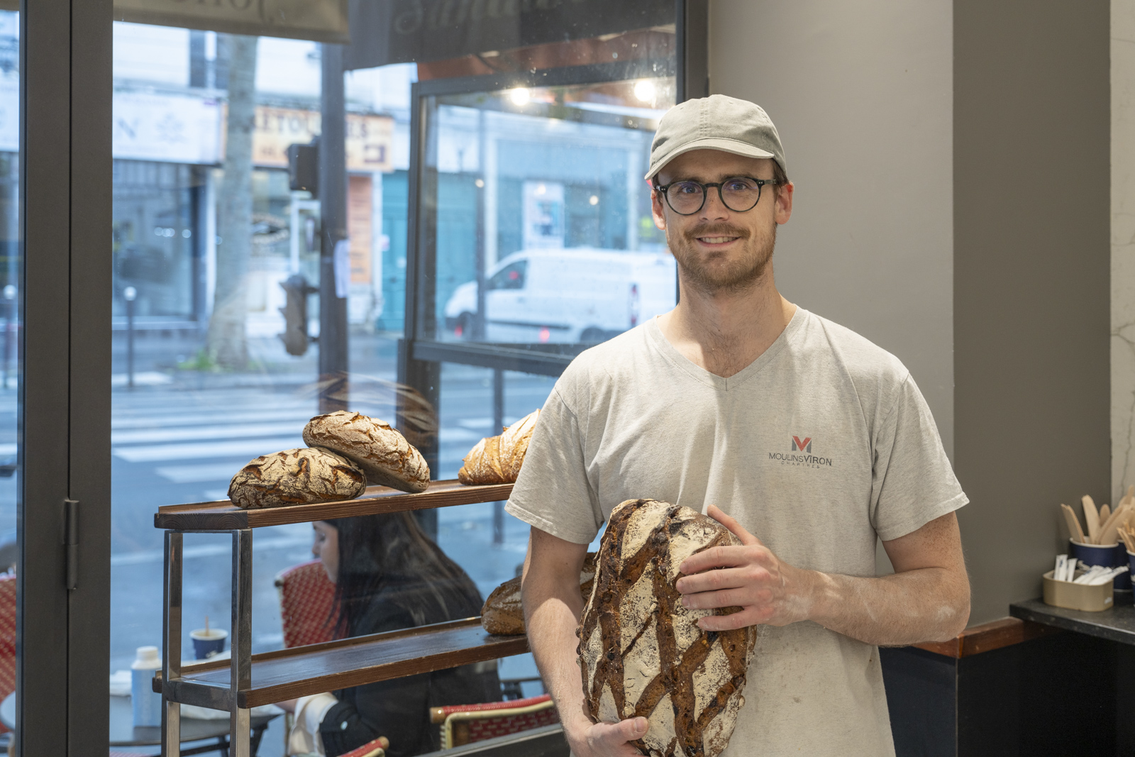 portrait de Matthieu Dalmais boulanger 