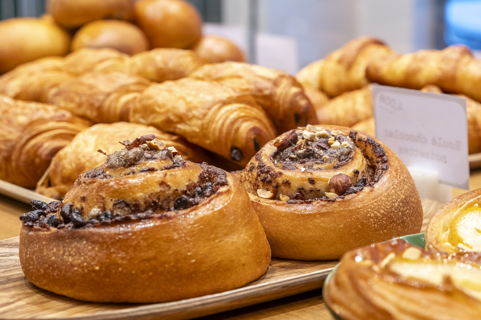 roulés dans une boulangerie 