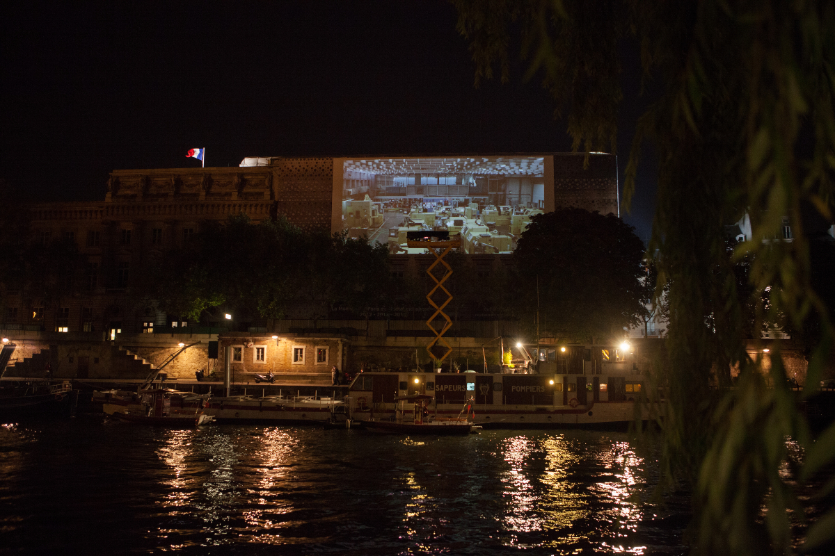 All-In, une installation vidéo et sonore par Mohammed Bourouissa &amp; Booba à la Monnaie de Paris dans le 6ème.