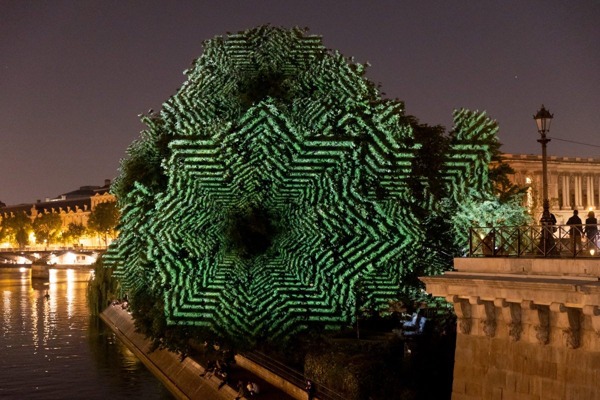L'oeuvre de Javier Riera - Resonnance Géométrique - Nuit Blanche 2023 