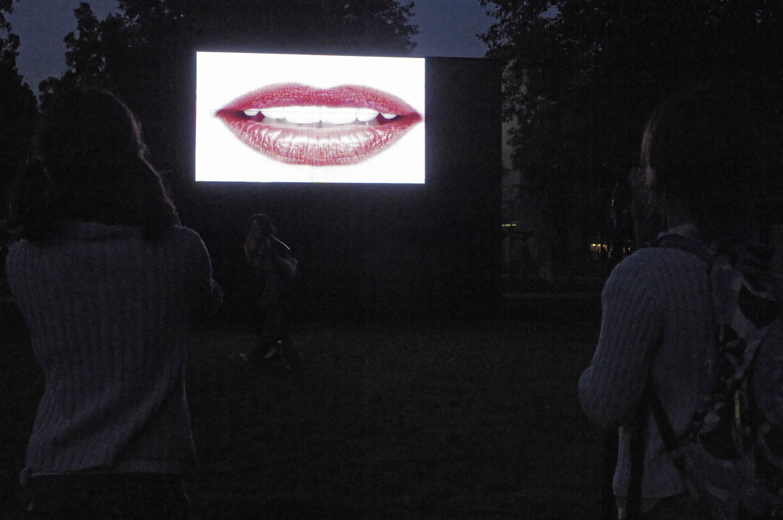 Nuit blanche 2006 Karaoké Choral Installation vidéo par Camille Henrot au Terrain Cardinet 
