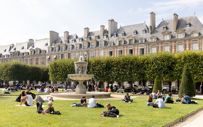 Place des Vosges, jardin