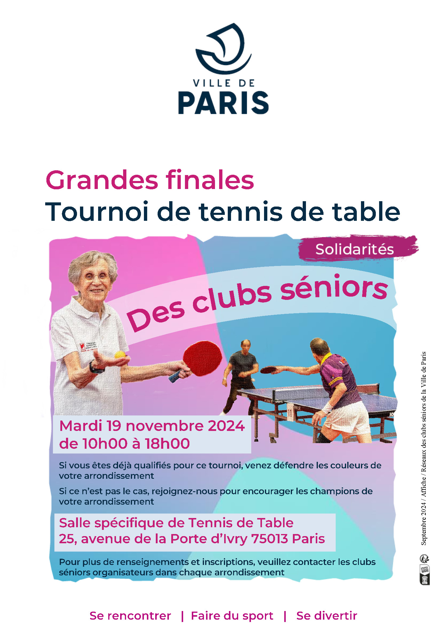 tournoi de tennis de table