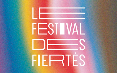 Le Festival des fiertés avec les couleurs du drapeau LGBTQIA+