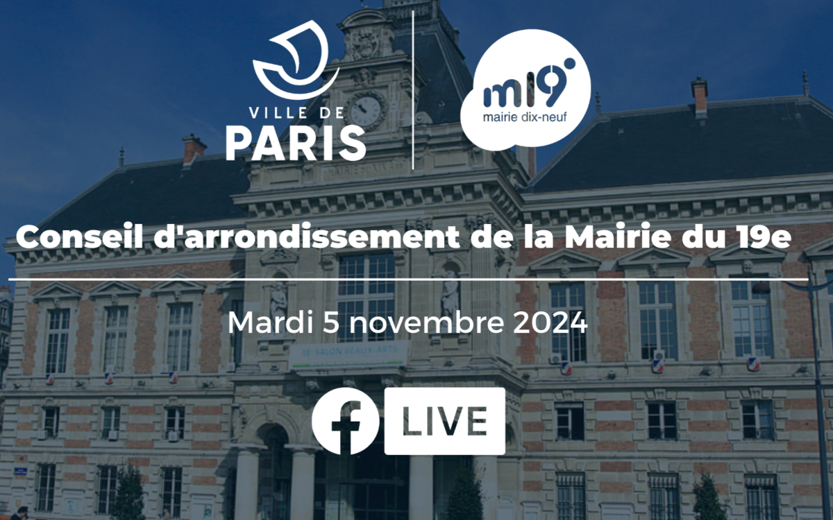Affiche conseil d'arrondissement