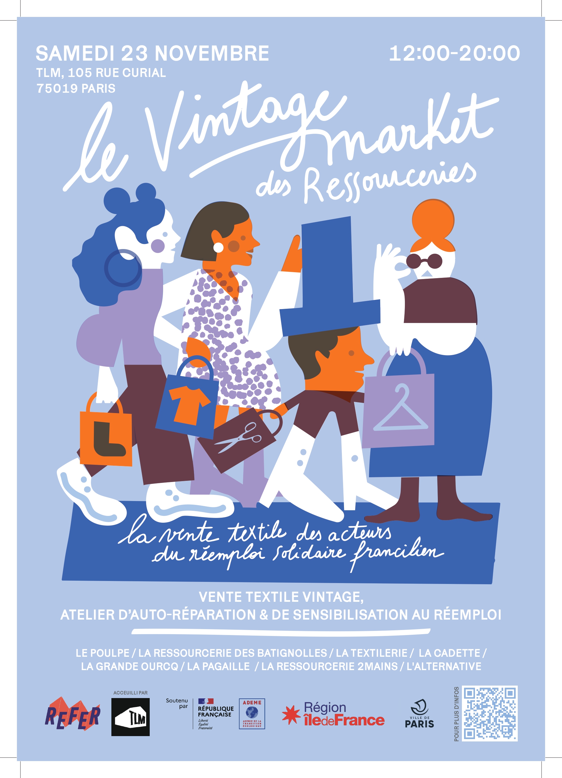 Affiche Vintage Market