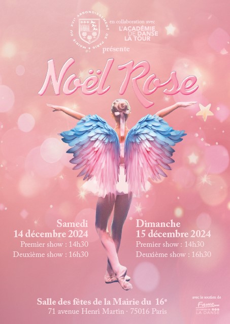 Noël rose affiche du spectacle