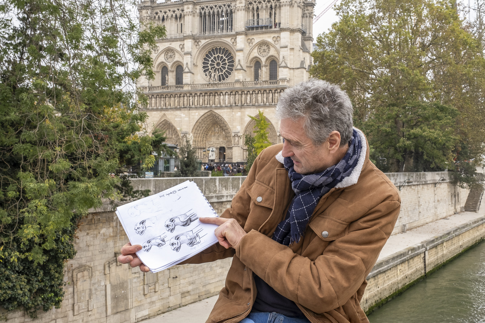 Portrait de Pascal Larsonneur, sculpteur 