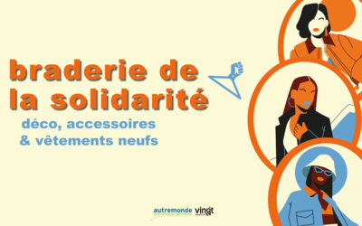 Visuel de la Braderie de la solidarité 2024