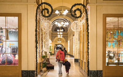 Galerie Vivienne en lumière