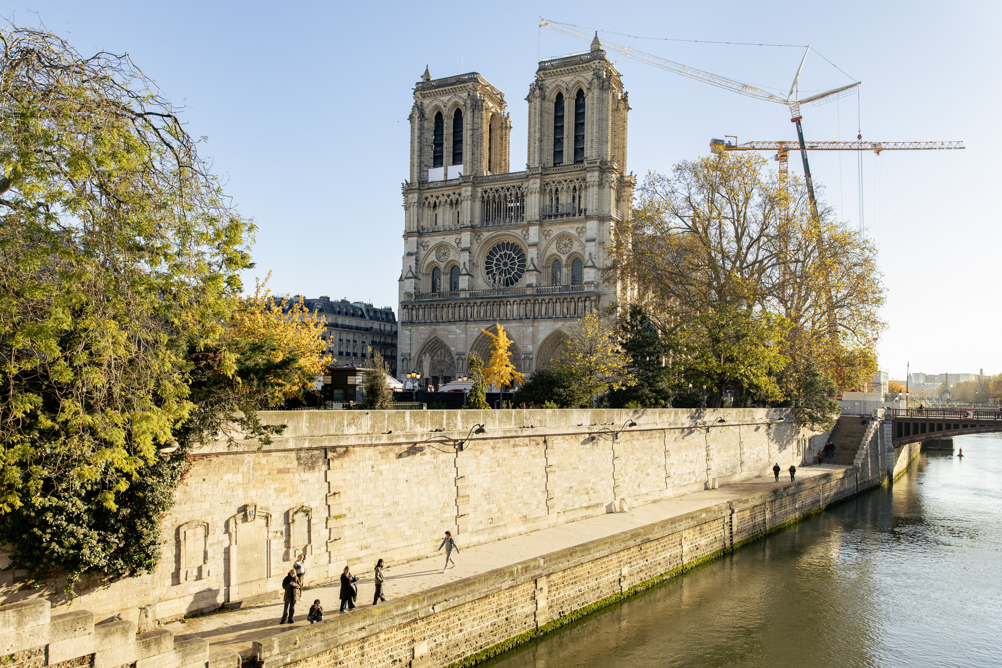 Notre-Dame de Paris rénovée.