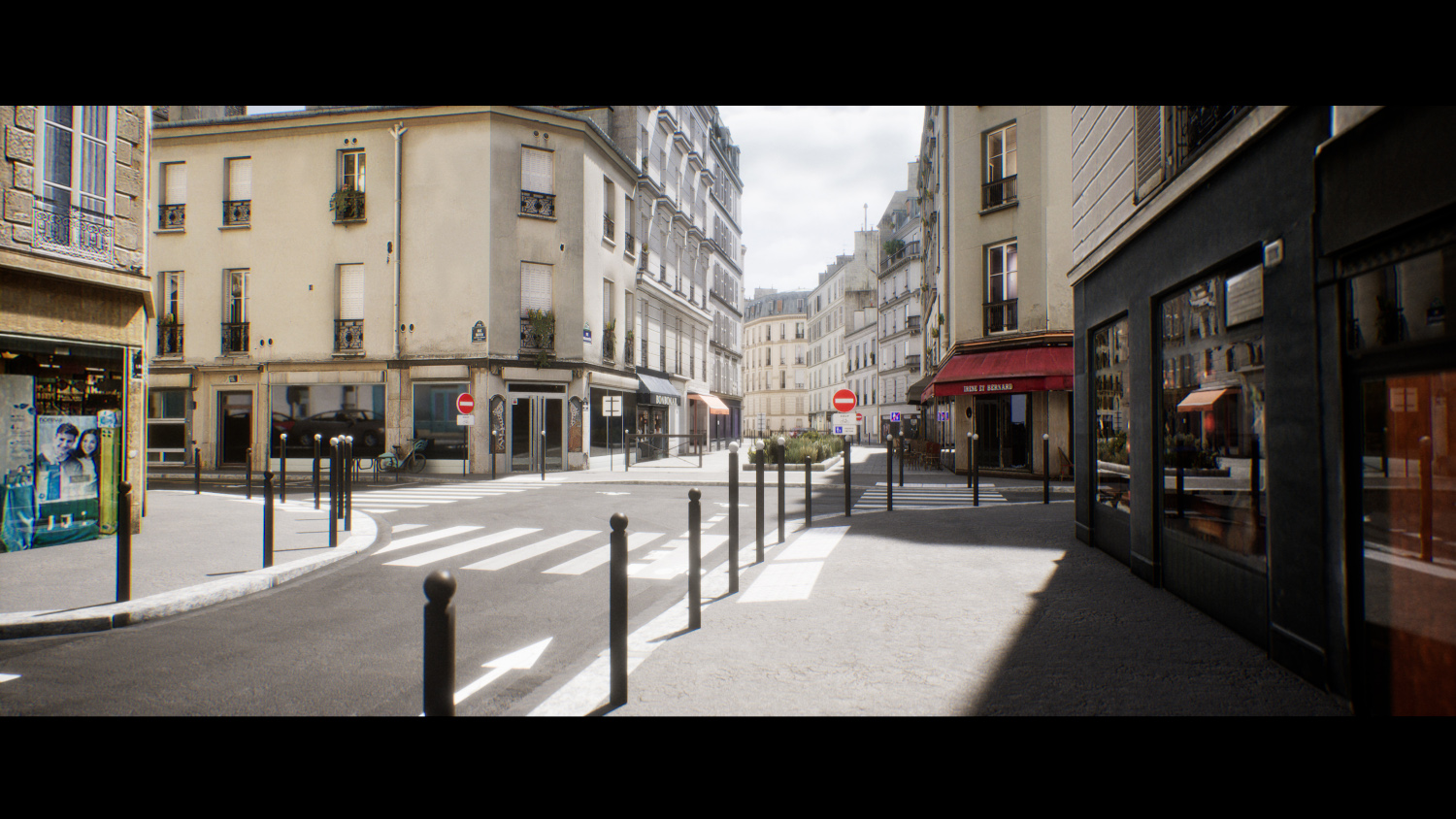 Vue de la rue de la Jonquière