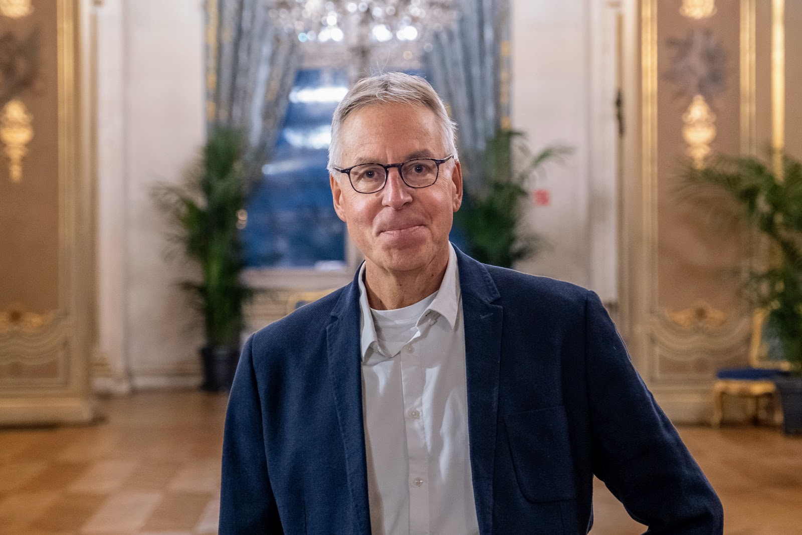 Jürgen en portrait, dans l'Hôtel de Ville