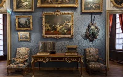 Salle bleue du musée de la chasse et de la nature