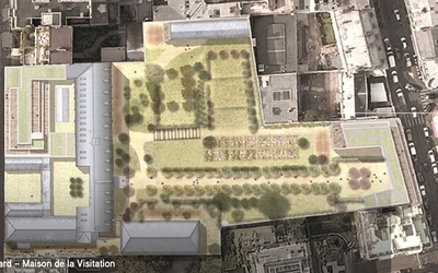 Plan de la Maison de la visitation, 110 Rue de Vaugirard