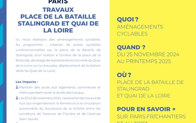 Flyer expliquant les travaux