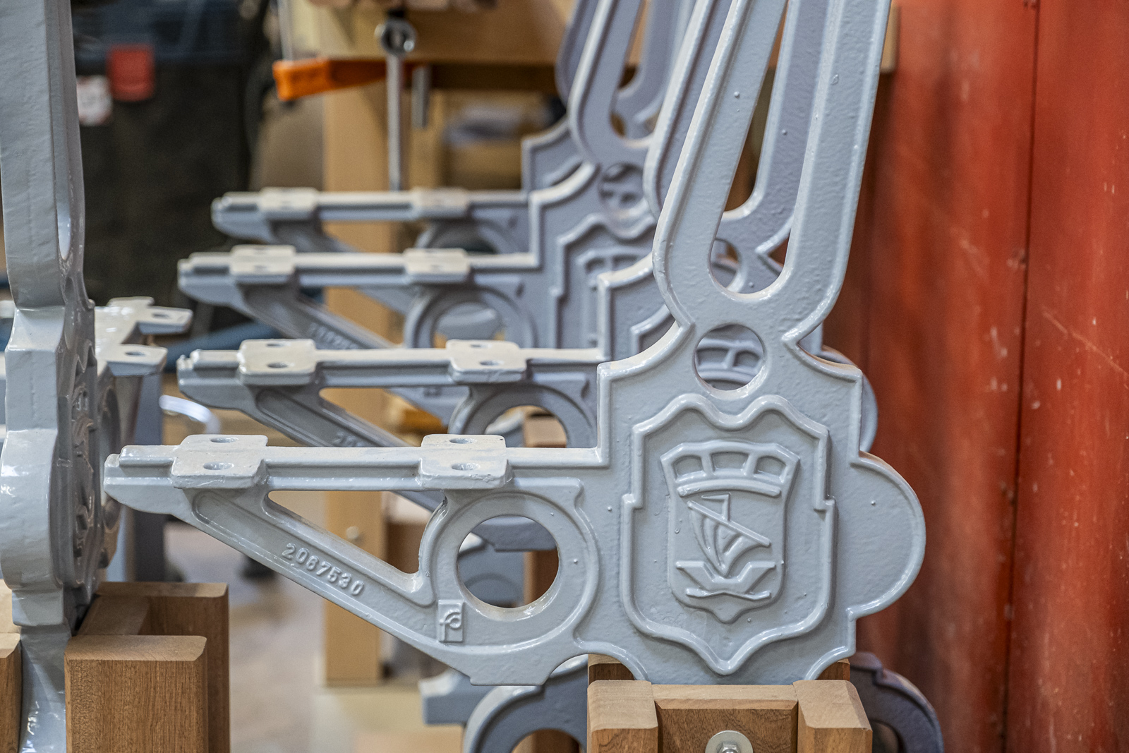 Atelier DVD, création de bancs Davioud pour enfants