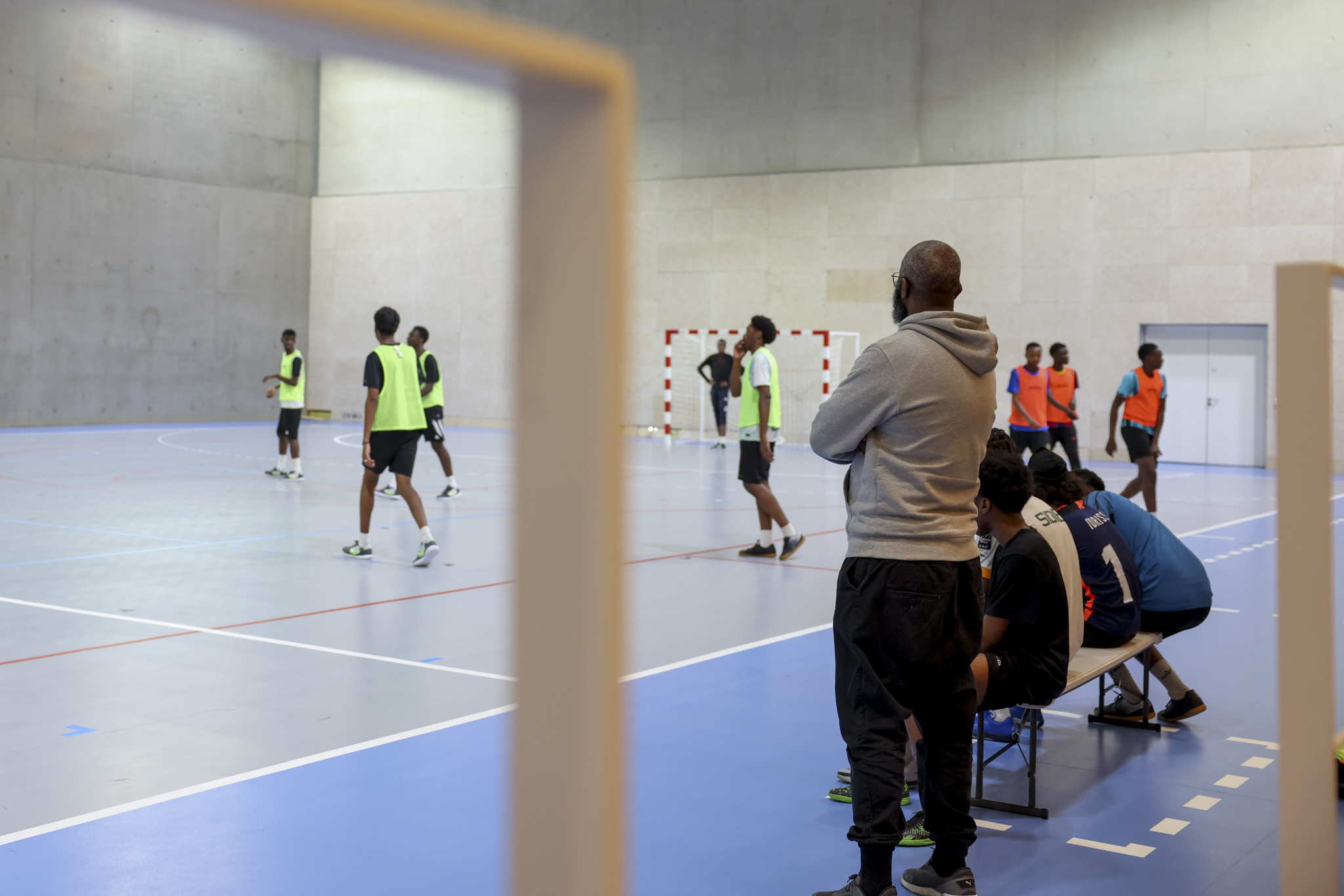 Photo futsal adidas arena prise par Mathilde Gardel