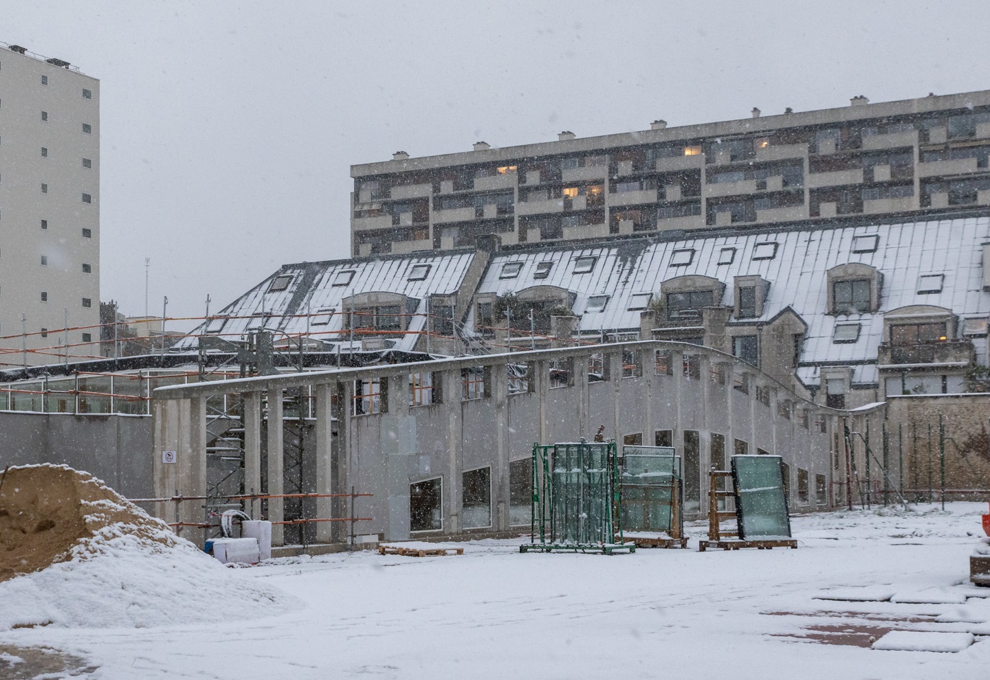 piscine bellard neige