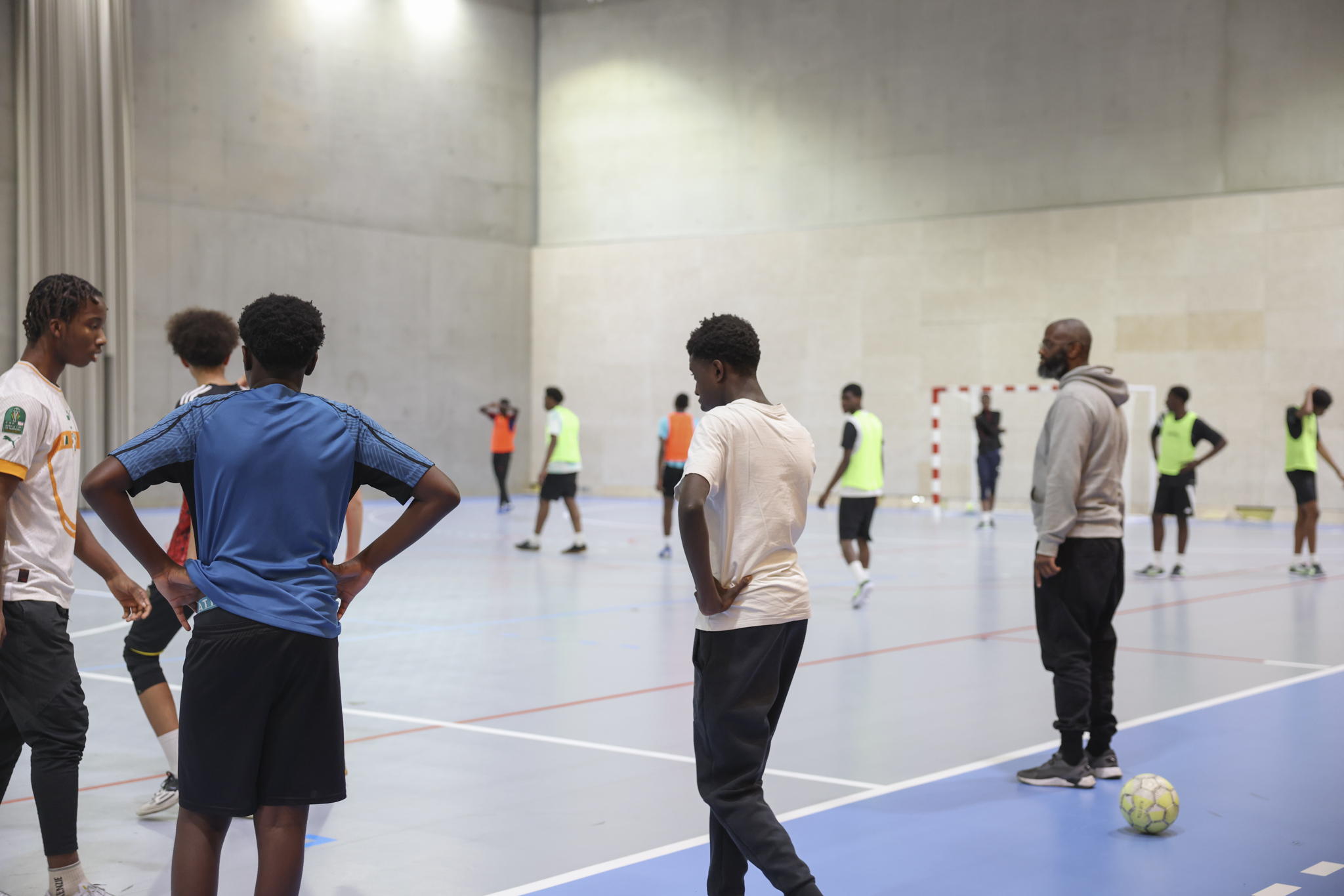 Photo futsal adidas arena prise par Mathilde Gardel