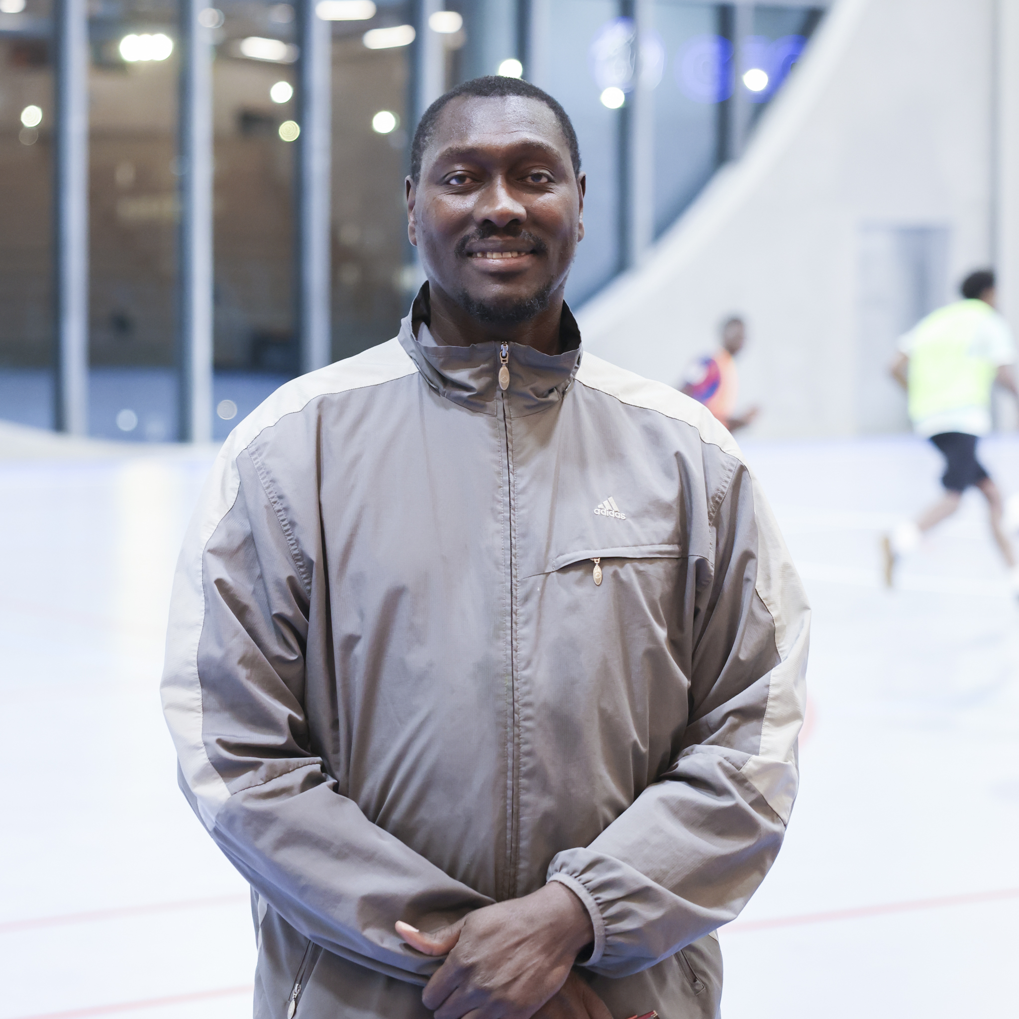 Photo Antoine Mendy adidas arena par Mathilde Gardel