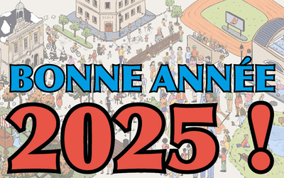 Illustration de bonne année 2025