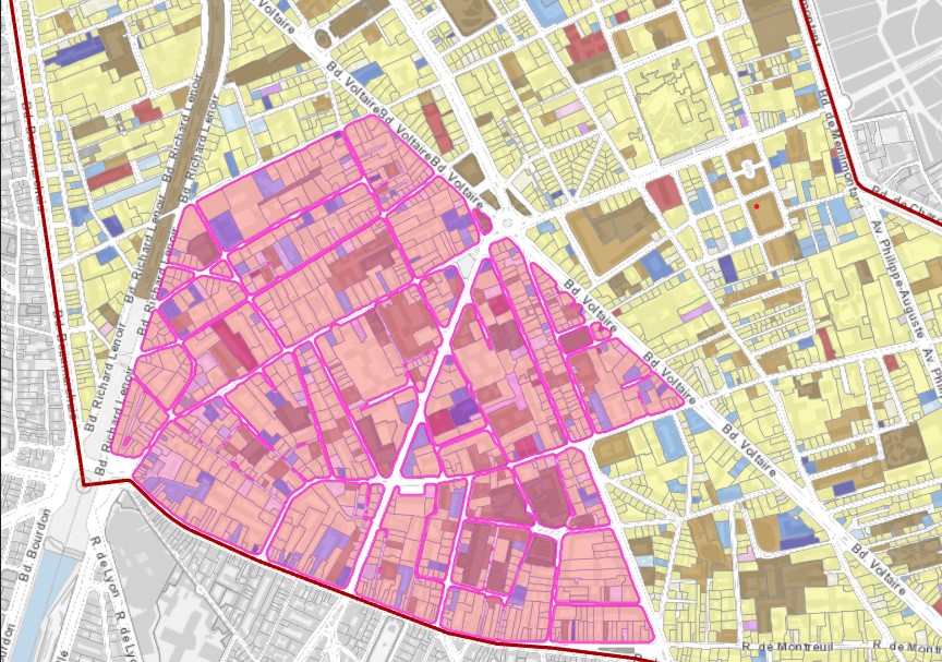 Il s'agit du secteur concerné par cette opération