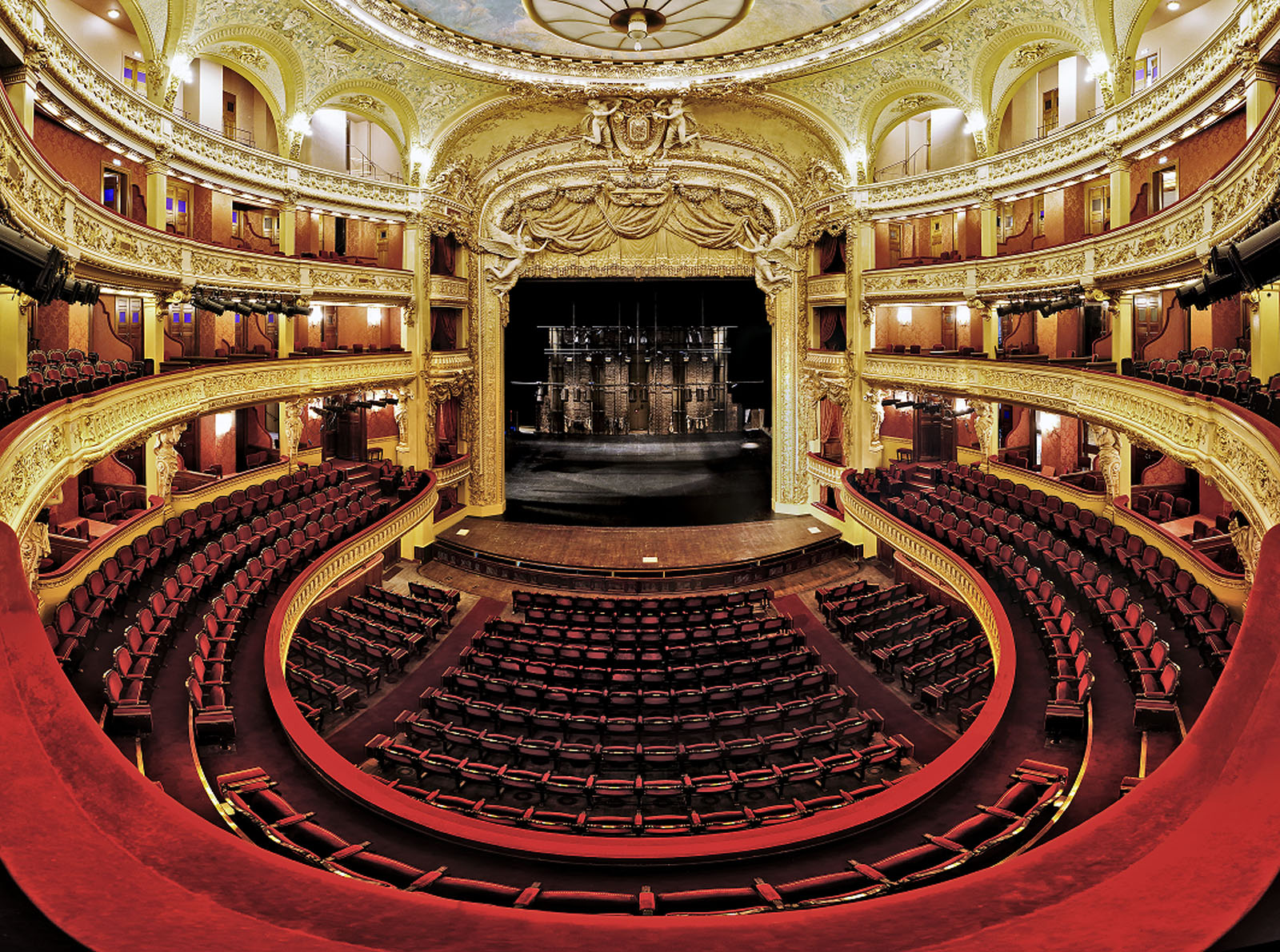 Salle Favart de l'Opéra comique.