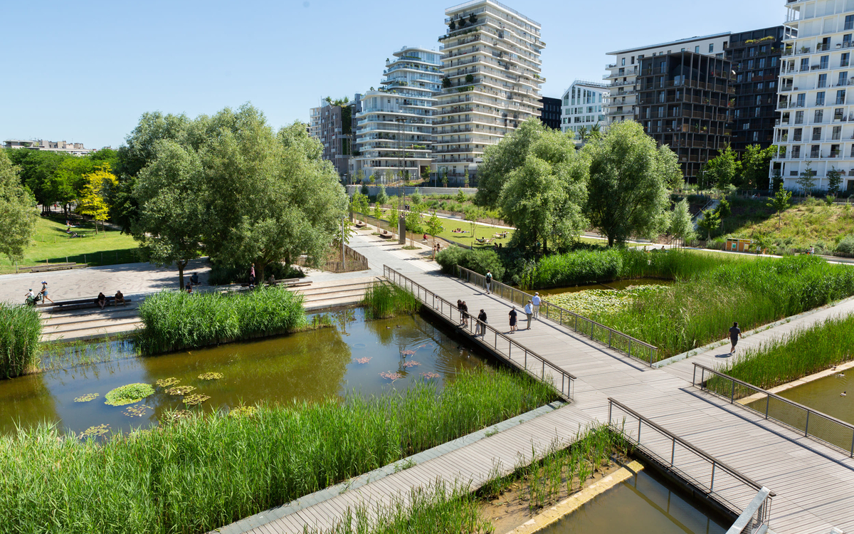 Image du parc Clichy Batignolles