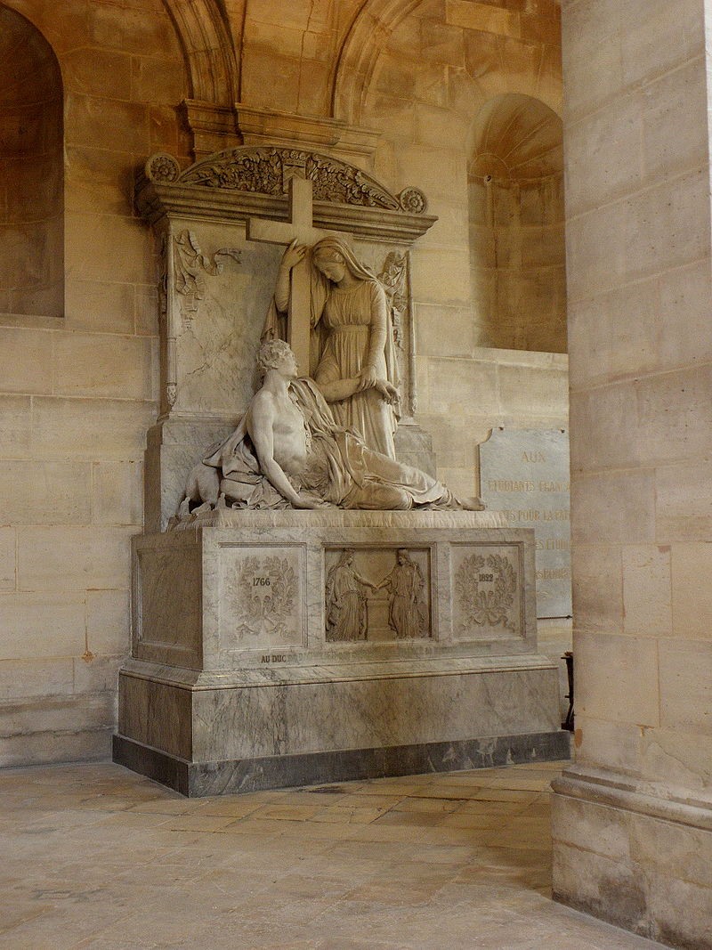Sculpture d'Etienne-Jules Ramey représentant le duc de richelieu