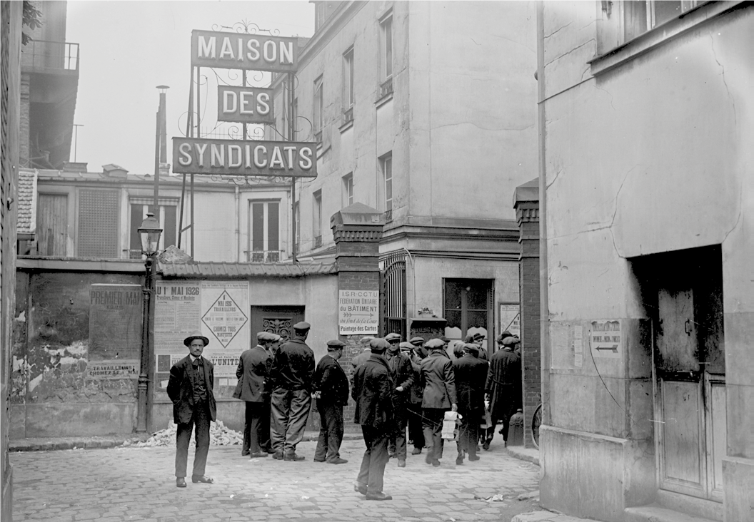 syndicalistes dans les années 20