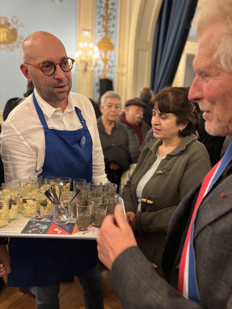 Photo des petits fours proposés par la Caisse des écoles du 20e