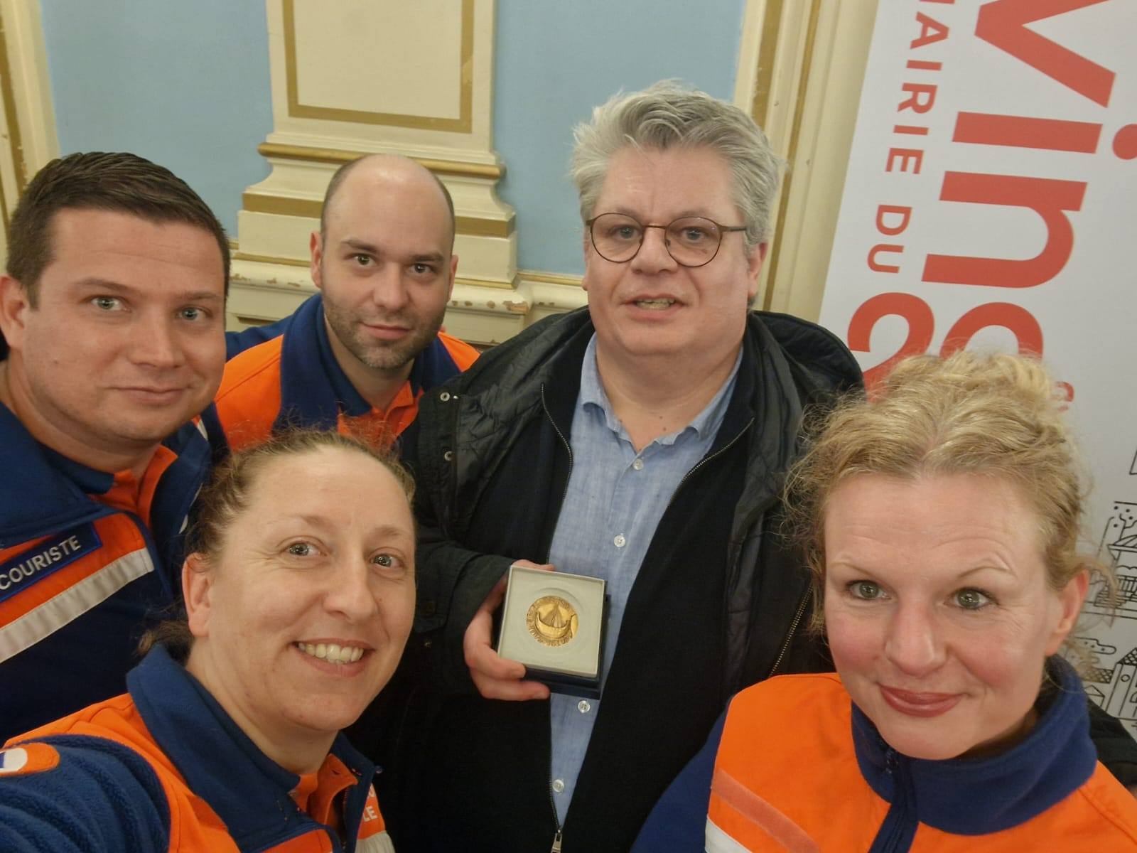 Photo de Ludovic Brune, bénévole à la Protection civile de Paris 20 