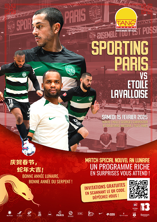 Match de futsal Sporting Paris vs Étoile Lavalloise