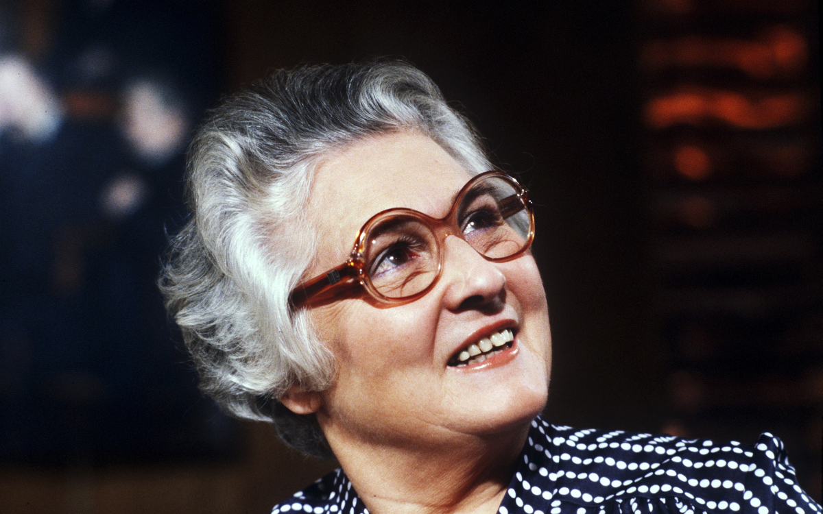 Portrait de Françoise Dolto en septembre 1981.